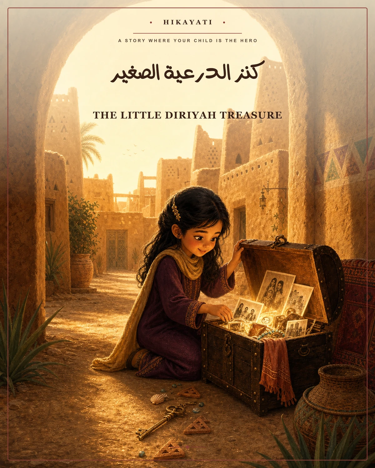 ملصق كنز الدرعية الصغير
