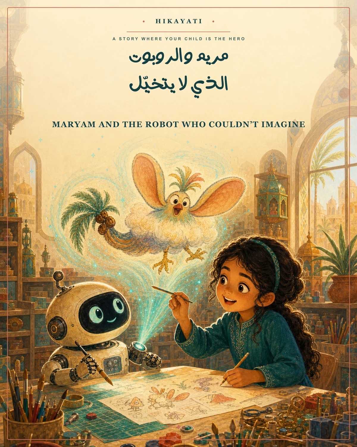 ملصق مريم والروبوت الذي لا يتخيّل · Maryam and the Robot Who Couldn't Imagine poster