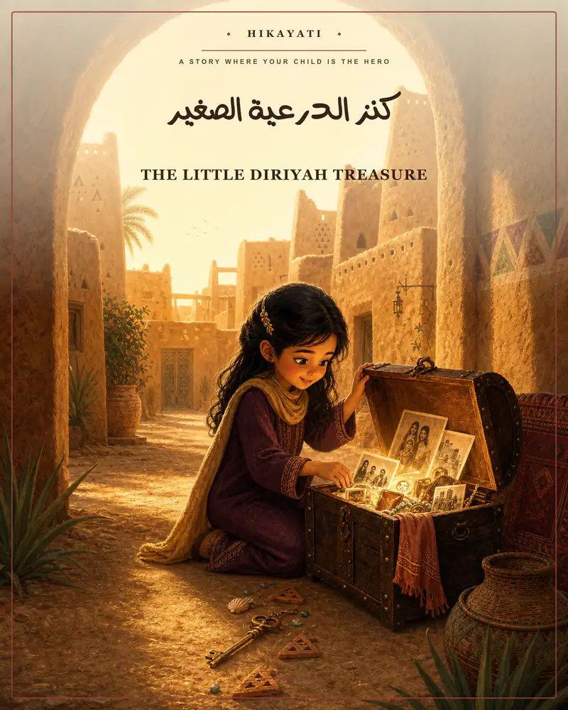 ملصق كنز الدرعية الصغير